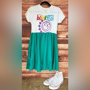 🎸The Remix Collection🥁 Blink 182 Addition! Band Tee to mini! Repurposed.